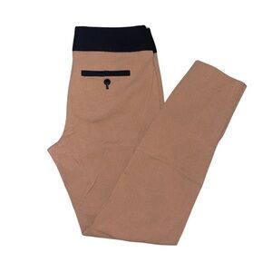 The Limited Black and Tan Exact Stretch Pants